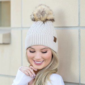 CC Pom Beanies